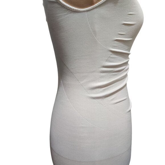 Blanqi Everyday S White Seamless Maternity Support Tank Top Belly Compression - Picture 7 of 10